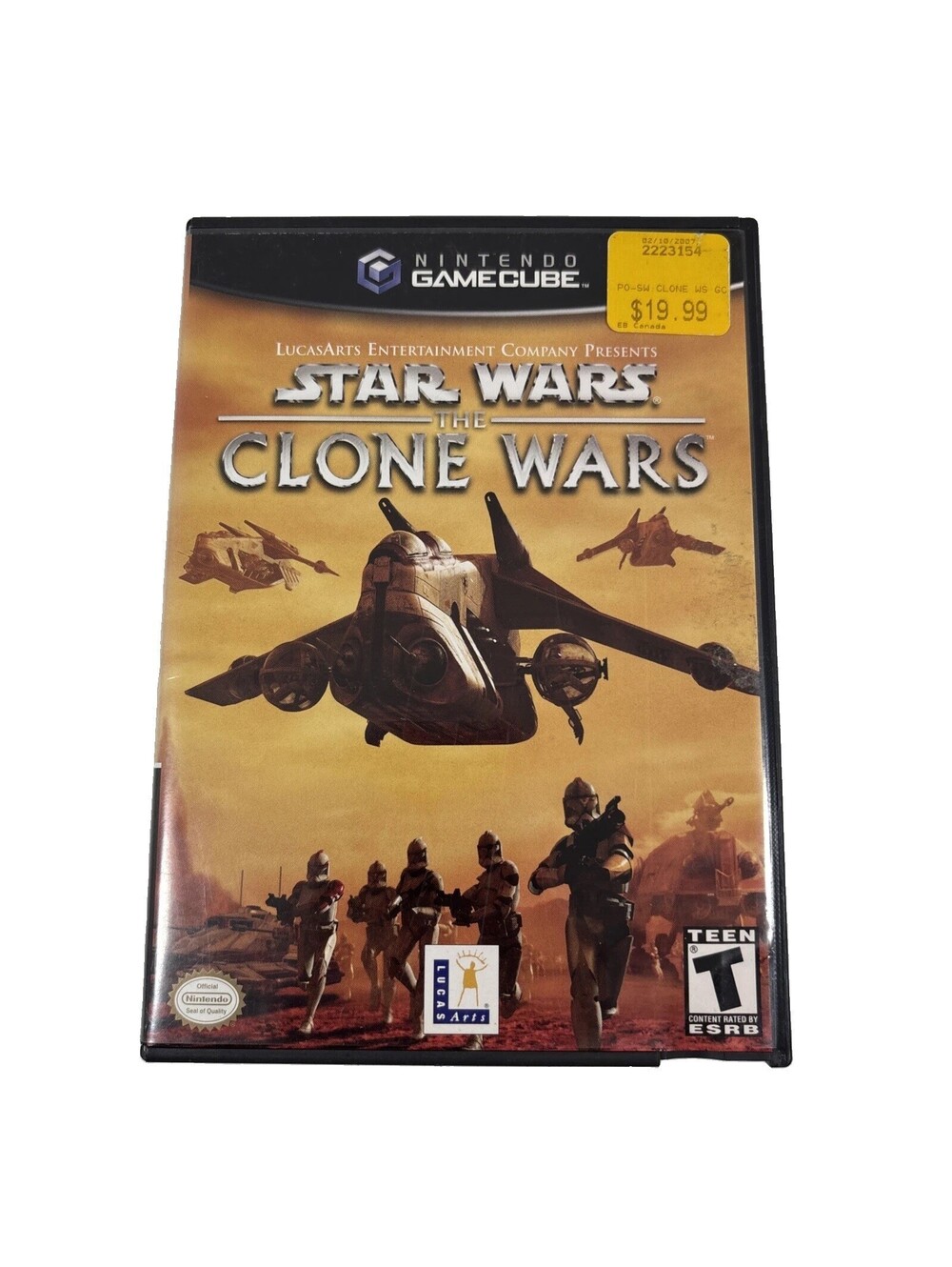Star Wars The Clone Wars Nintendo GameCube 2002 CIB Complete Tested